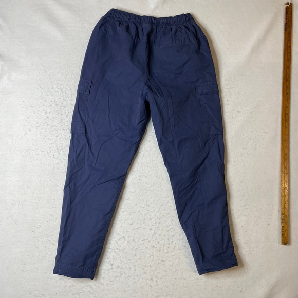 Nike Navy Blue Cargo Jogger Pants Drawstring Waist Mens Size Medium - Picture 3 of 5